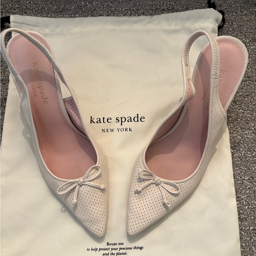 Slightly used Kate Spade size 8 pink heels